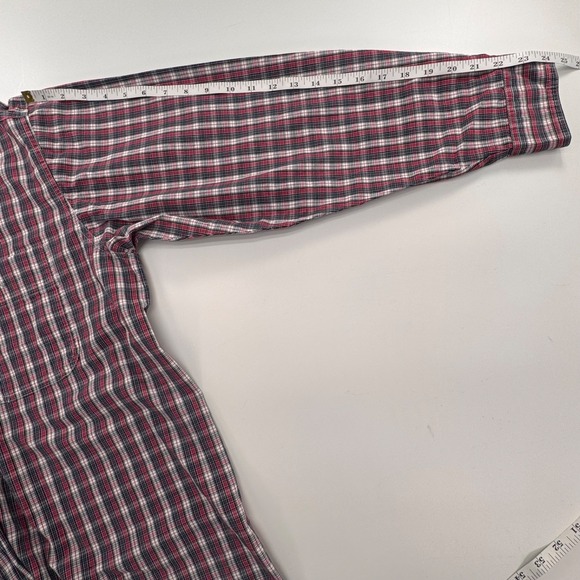 Wrangler‎ Rugged Wear Plaid Button Down Wrinkle Resist Shirt - Picture 4 of 6